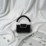 Midnight Pearl Beaded Bag