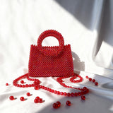 Scarlet Luxe Beaded Purse