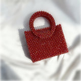 Scarlet Luxe Beaded Purse