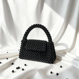 Midnight Pearl Beaded Bag