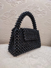 Black Acrylic Bead Bag