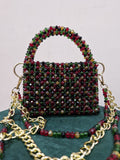 Multicolour Crystal bag