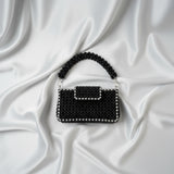 Midnight Pearl Beaded Bag