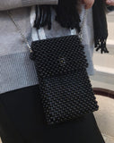 Black Acrylic Bead Mobile Case