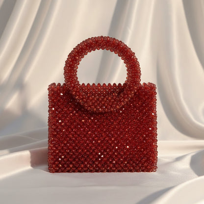 Scarlet Luxe Beaded Purse