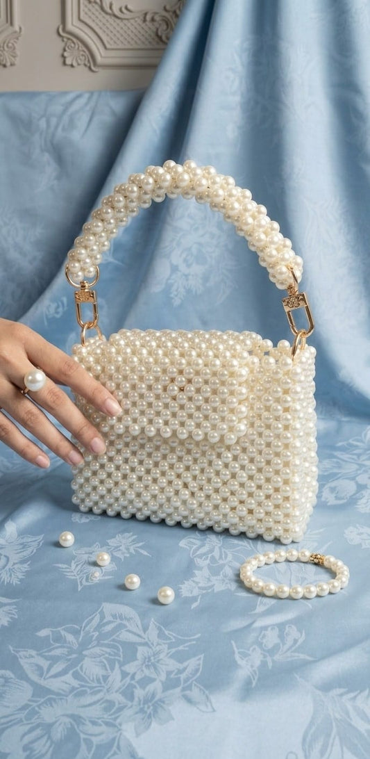 Pearl Beaded Bag