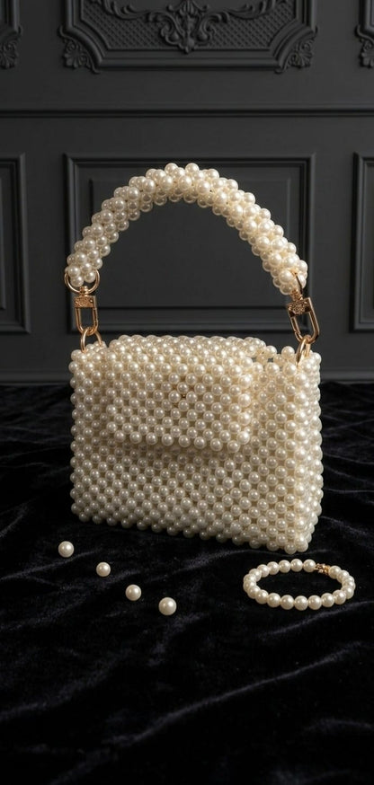 Pearl Beaded Bag